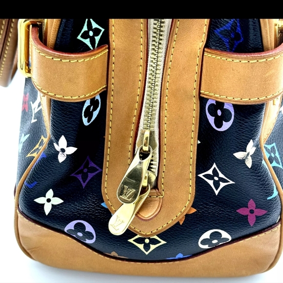 Louis Vuitton Hand Bag Claudia Black Monogram Multicolor CE0142 - Picture 6 of 16